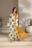 Feathers Premium Printed Lawn Unstitched 3Pc Suit Buttercup Garden-FT644