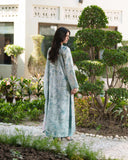 Neeshay Printkari Embroidered Lawn Unstitched 3Pc Suit - CALIXA