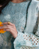 Neeshay Printkari Embroidered Lawn Unstitched 3Pc Suit - CALIXA