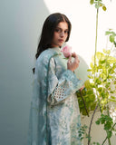 Neeshay Printkari Embroidered Lawn Unstitched 3Pc Suit - CALIXA