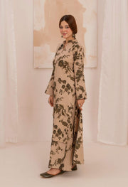 Feathers Digital Printed Dhanak Unstitched 3Pc Suit CALVORE-FT589