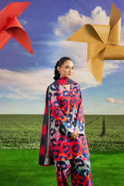 Feathers Dosti Digital Printed Khaddar Unstitched 3Pc Suit CALYN-FT578