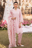 Cross Stitch Eid Lawn Unstitched Embroidered 3Pc Suit D-06 Cameo Pink