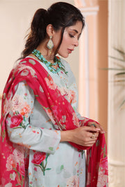 Feathers Premium Printed Lawn Unstitched 3Pc Suit CANDY-FT236
