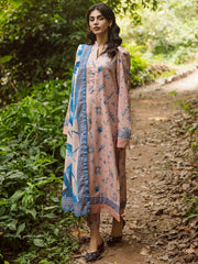 Rang by Motifz Digital Printed Khaddar Unstitched 3Pc Suit 4341-CARNELIAN