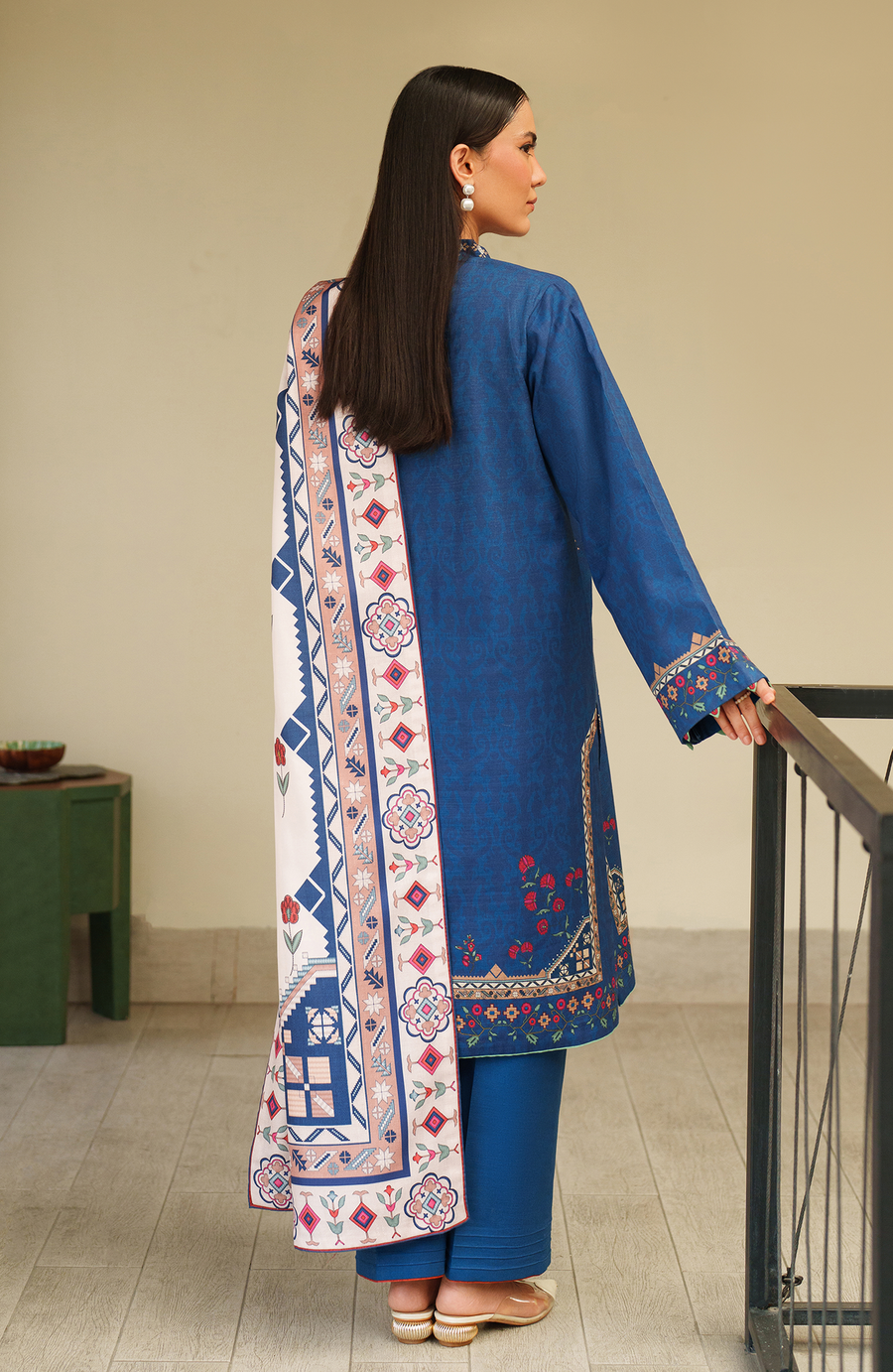 Bellini by Seran Embroidered Khaddar Unstitched 3Pc Suit D-02 CASPIRA