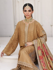 Charizma Bunti Embroidered Staple Jacquard Unstitched 3Pc Suit CB3-01