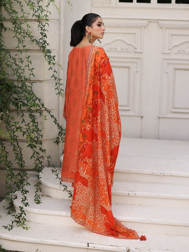 Charizma Bunti Embroidered Staple Jacquard Unstitched 3Pc Suit CB3-04