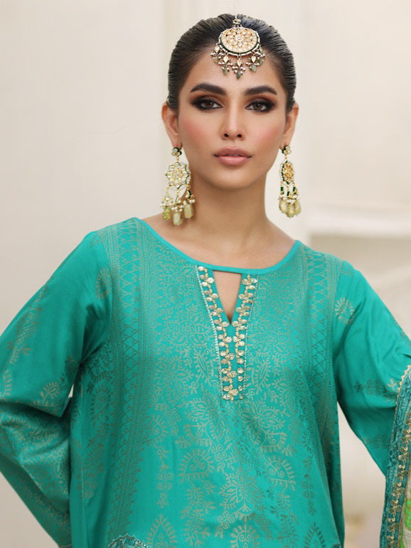 Charizma Bunti Embroidered Staple Jacquard Unstitched 3Pc Suit CB3-05