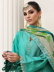 Charizma Bunti Embroidered Staple Jacquard Unstitched 3Pc Suit CB3-05
