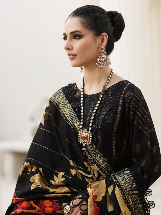Charizma Bunti Embroidered Staple Jacquard Unstitched 3Pc Suit CB3-06