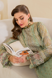 IZNIK Chinon Vol-02 Embroidered Net Unstitched 3Pc Suit CC-41