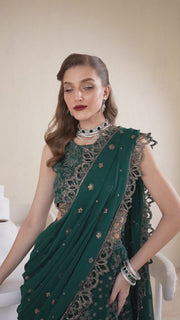 IZNIK Chinon Vol-02 Embroidered Chiffon Unstitched 3Pc Suit CC-47