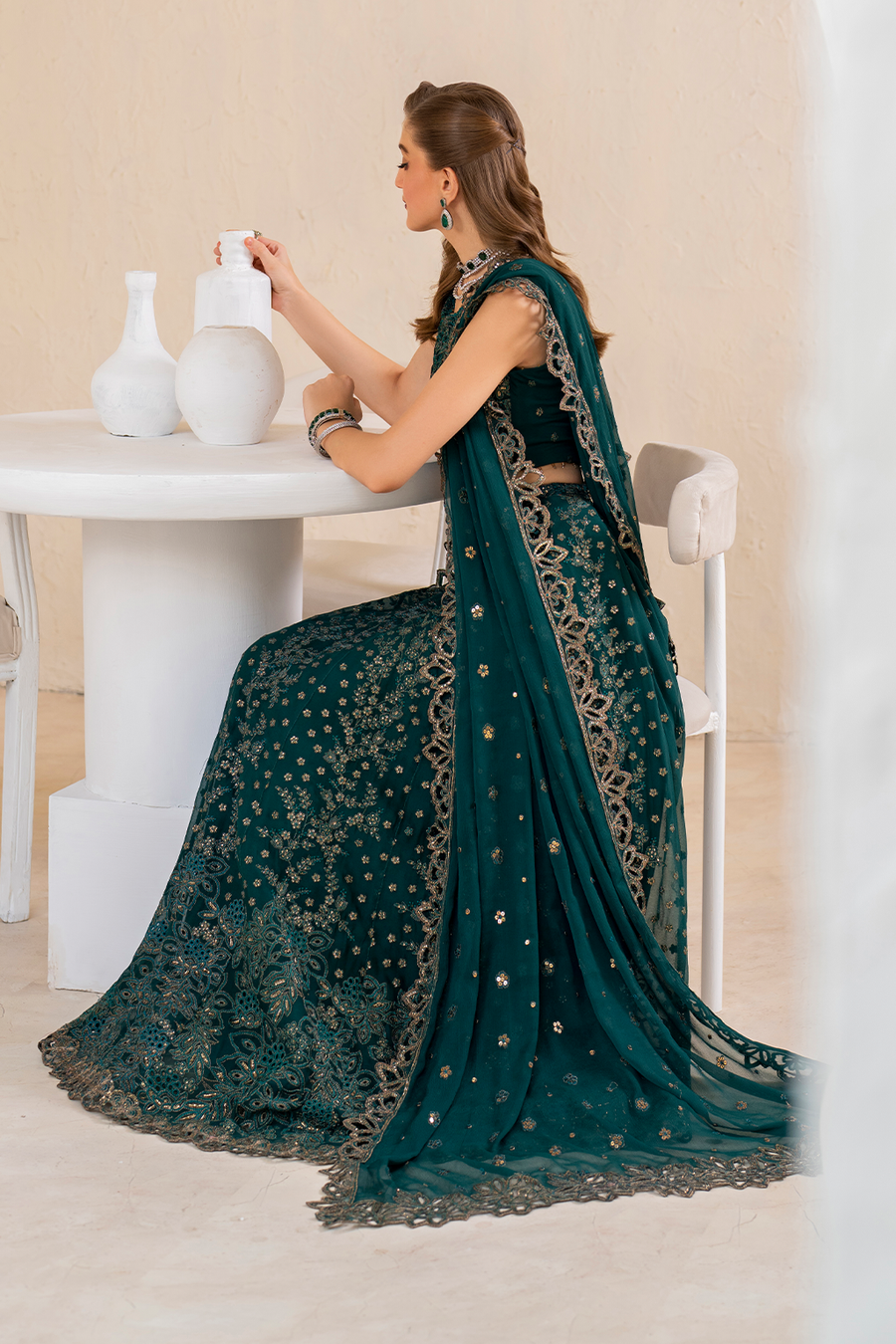 IZNIK Chinon Vol-02 Embroidered Chiffon Unstitched 3Pc Suit CC-47