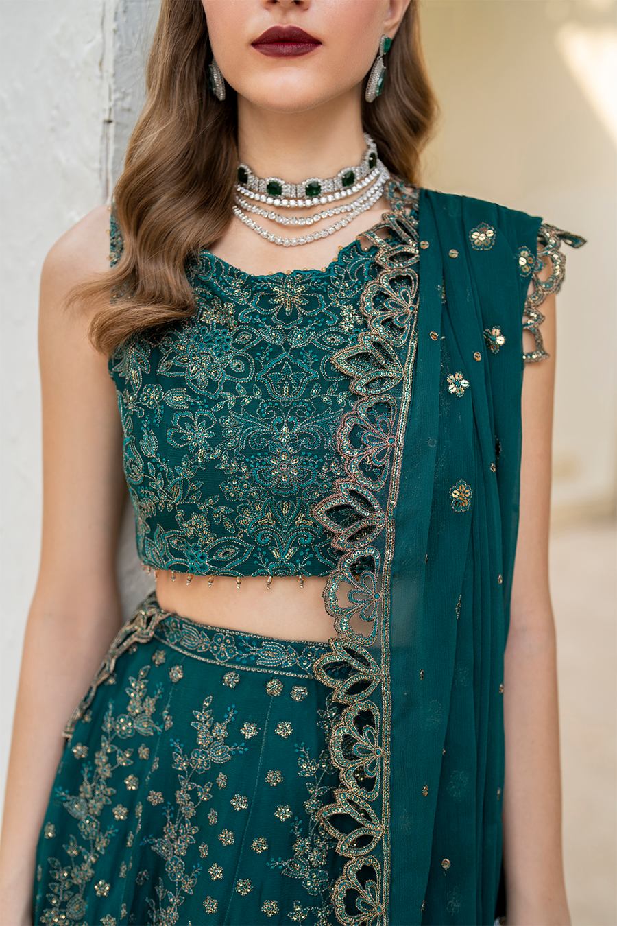 IZNIK Chinon Vol-02 Embroidered Chiffon Unstitched 3Pc Suit CC-47