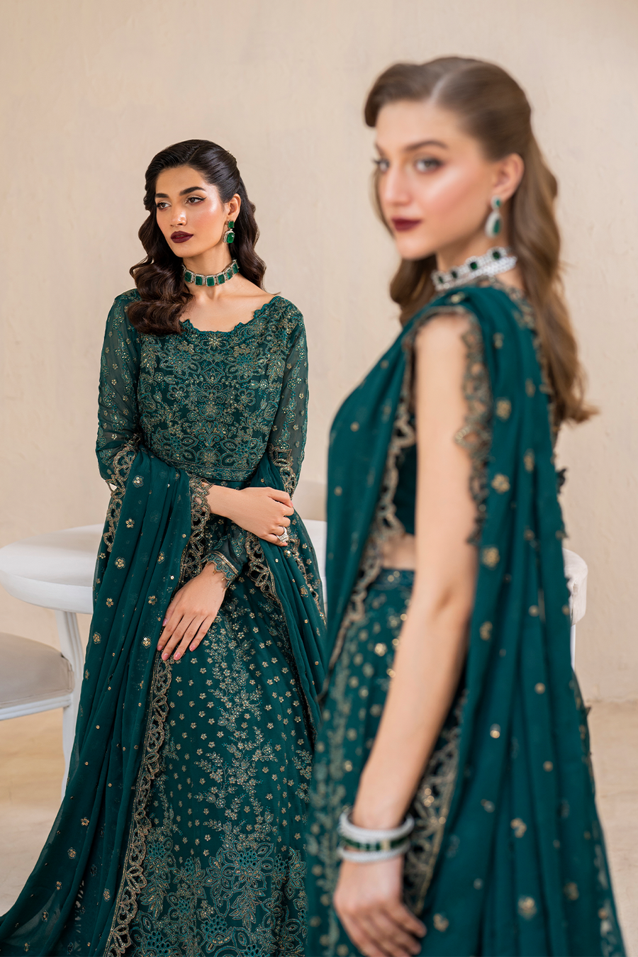 IZNIK Chinon Vol-02 Embroidered Chiffon Unstitched 3Pc Suit CC-47