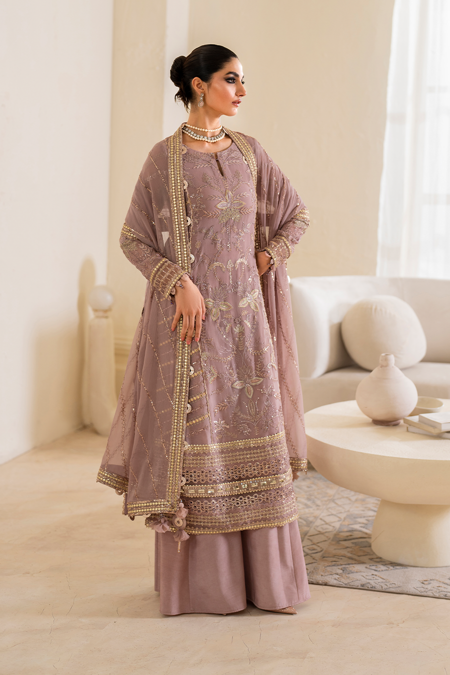 IZNIK Chinon Vol-02 Embroidered Chiffon Unstitched 3Pc Suit CC-48