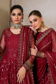 IZNIK Chinon Vol-02 Embroidered Net Unstitched 3Pc Suit CC-49