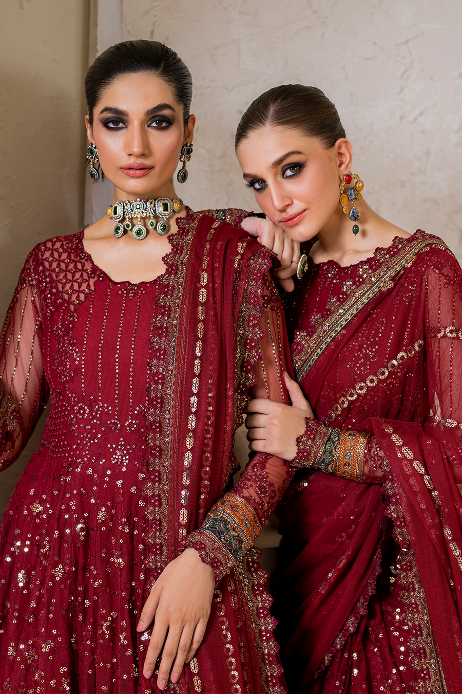 IZNIK Chinon Vol-02 Embroidered Net Unstitched 3Pc Suit CC-49