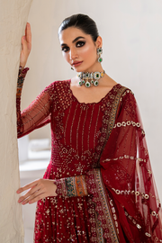 IZNIK Chinon Vol-02 Embroidered Net Unstitched 3Pc Suit CC-49