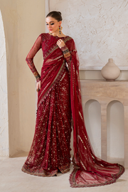 IZNIK Chinon Vol-02 Embroidered Net Unstitched 3Pc Suit CC-49