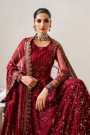 IZNIK Chinon Vol-02 Embroidered Net Unstitched 3Pc Suit CC-49