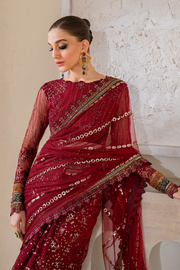 IZNIK Chinon Vol-02 Embroidered Net Unstitched 3Pc Suit CC-49