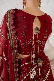 IZNIK Chinon Vol-02 Embroidered Net Unstitched 3Pc Suit CC-49