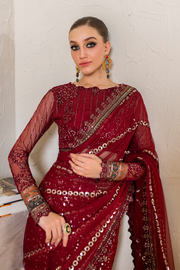 IZNIK Chinon Vol-02 Embroidered Net Unstitched 3Pc Suit CC-49