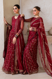 IZNIK Chinon Vol-02 Embroidered Net Unstitched 3Pc Suit CC-49