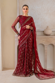 IZNIK Chinon Vol-02 Embroidered Net Unstitched 3Pc Suit CC-49
