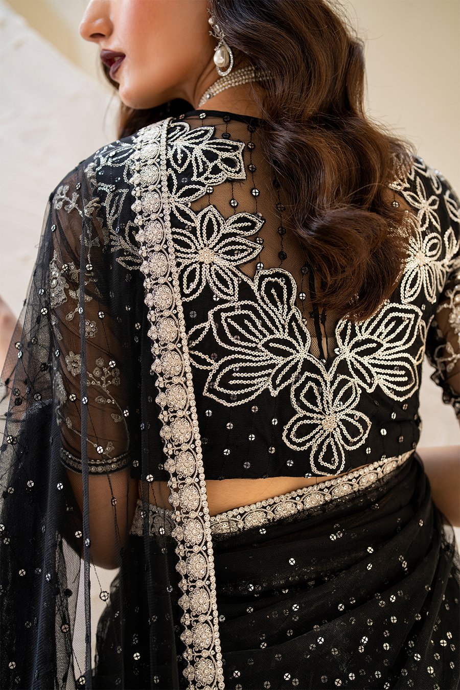 IZNIK Chinon Vol-02 Embroidered Net Unstitched 3Pc Suit CC-50