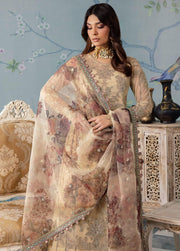 IZNIK Chinon Embroidered Net Unstitched 3Pc Suit CC-31 Alya