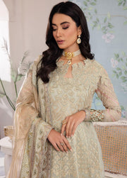 IZNIK Chinon Embroidered Chiffon Unstitched 3Pc Suit CC-33 Qiana
