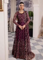 IZNIK Chinon Embroidered Net Unstitched 3Pc Suit CC-37 Aida