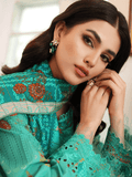 Charizma Combination Embroidered Khaddar Unstitched 3Pc Suit CCW3-03