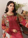 Charizma Combination Embroidered Khaddar Unstitched 3Pc Suit CCW3-04