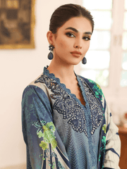 Charizma Combination Embroidered Khaddar Unstitched 3Pc Suit CCW3-07