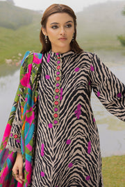 Charizma Combination Embroidered Linen Unstitched 3Pc Suit CCW4-10