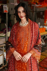 Charizma Combination Embroidered Linen Unstitched 3Pc Suit CCW6-04