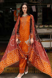 Charizma Combination Embroidered Linen Unstitched 3Pc Suit CCW6-04