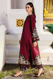 Charizma Combination Embroidered Linen Unstitched 3Pc Suit CCW6-05