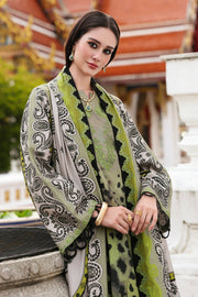 Charizma Combination Embroidered Linen Unstitched 3Pc Suit CCW6-10