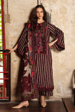 Charizma Combination Embroidered Linen Unstitched 3Pc Suit CCW7-02