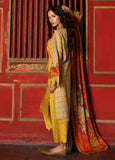 Charizma Combination Embroidered Linen Unstitched 3Pc Suit CCW7-03