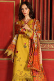 Charizma Combination Embroidered Linen Unstitched 3Pc Suit CCW7-03