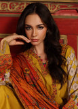 Charizma Combination Embroidered Linen Unstitched 3Pc Suit CCW7-03