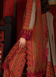 Charizma Combination Embroidered Linen Unstitched 3Pc Suit CCW7-04