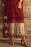 Charizma Combination Embroidered Linen Unstitched 3Pc Suit CCW7-06