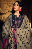 Charizma Combination Embroidered Linen Unstitched 3Pc Suit CCW7-08